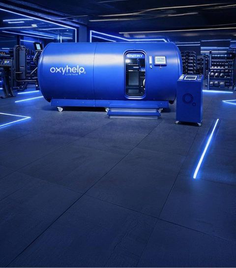 OxyLife Gym in een sportschool
