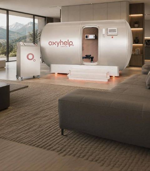 OxyLife C Multiplace in een woonkamer